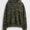 Felpa con cappuccio oversize pesante per adulti