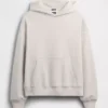 Felpa con cappuccio oversize pesante per adulti