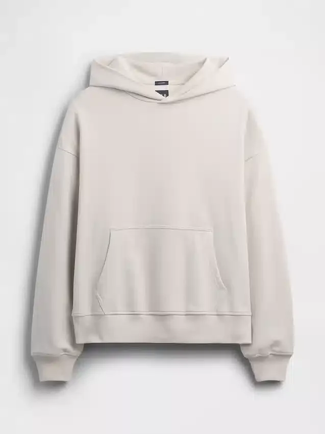 Felpa con cappuccio oversize pesante per adulti