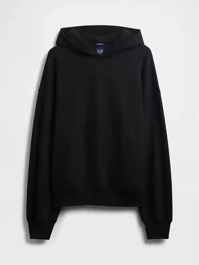 Felpa con cappuccio oversize pesante per adulti