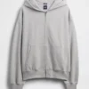 Felpa con cappuccio oversize pesante per adulti