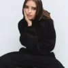 Felpa con cappuccio oversize pesante per adulti