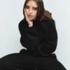 Felpa con cappuccio oversize pesante per adulti