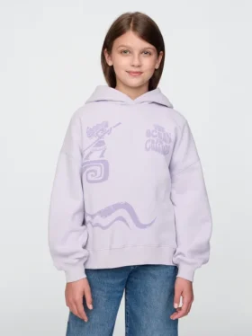 Felpa con cappuccio oversize Vintagesoft GAP × Disney per bambini