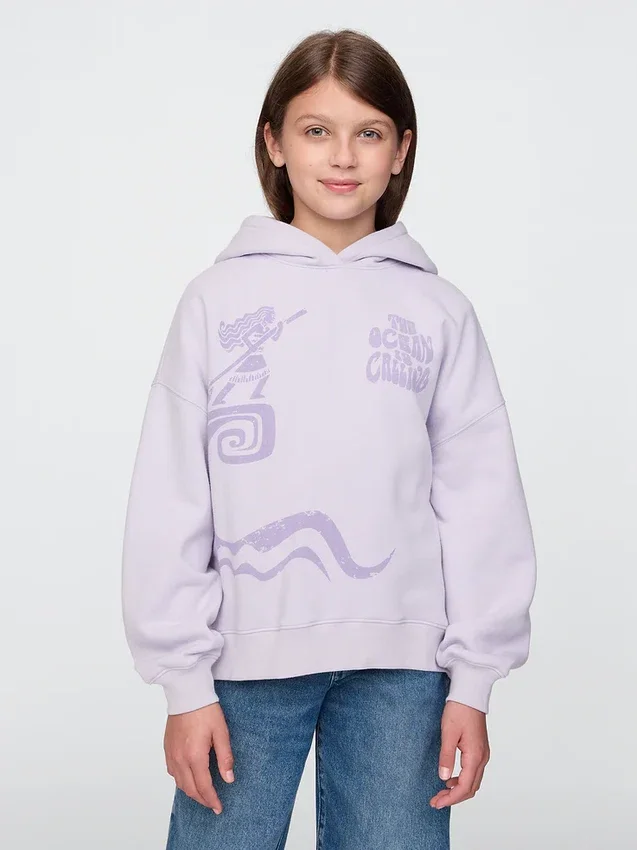 Felpa con cappuccio oversize Vintagesoft GAP × Disney per bambini