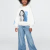 Felpa con cappuccio oversize Vintagesoft GAP × Disney per bambini