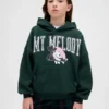 Felpa con cappuccio oversize Vintagesoft per bambini con Hello Kitty