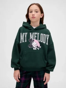 Felpa con cappuccio oversize Vintagesoft per bambini con Hello Kitty