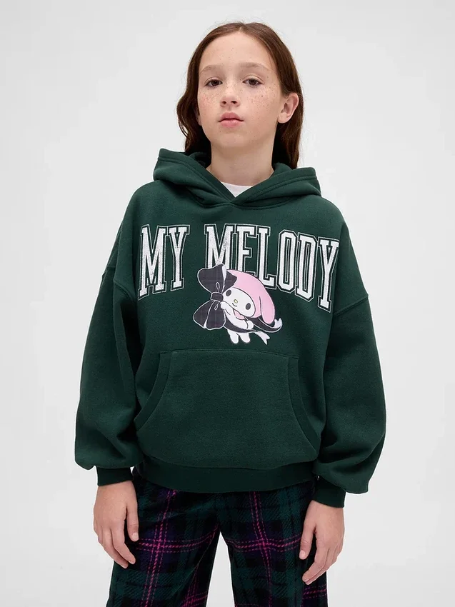 Felpa con cappuccio oversize Vintagesoft per bambini con Hello Kitty