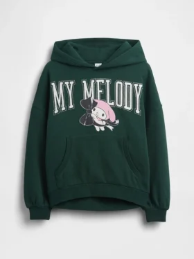 Felpa con cappuccio oversize Vintagesoft per bambini con Hello Kitty