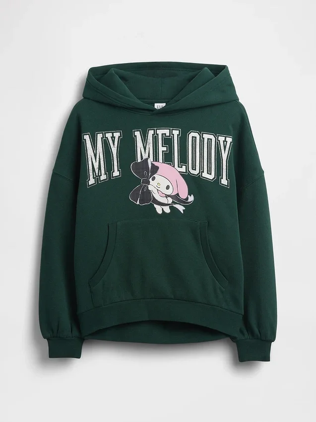 Felpa con cappuccio oversize Vintagesoft per bambini con Hello Kitty
