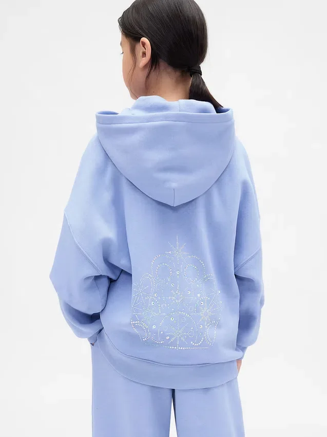 Felpa con cappuccio oversize Wicked Vintagesoft per bambini