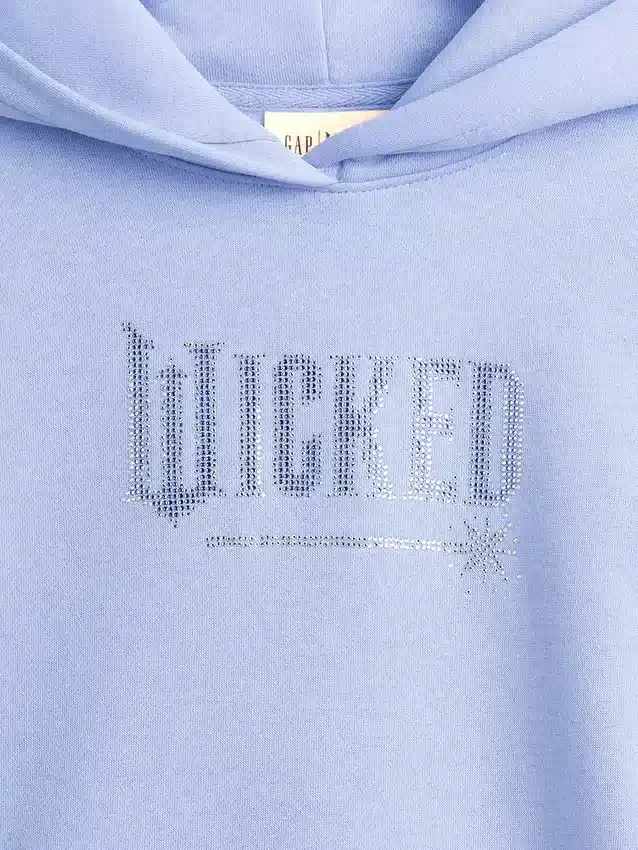 Felpa con cappuccio oversize Wicked Vintagesoft per bambini