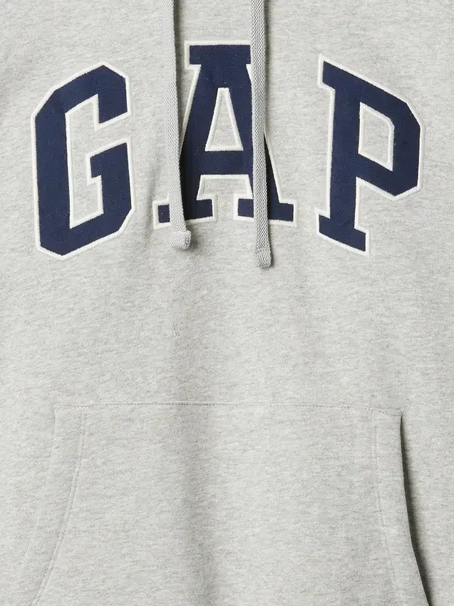 Felpa con cappuccio per adulti Vintagesoft con Arch Logo