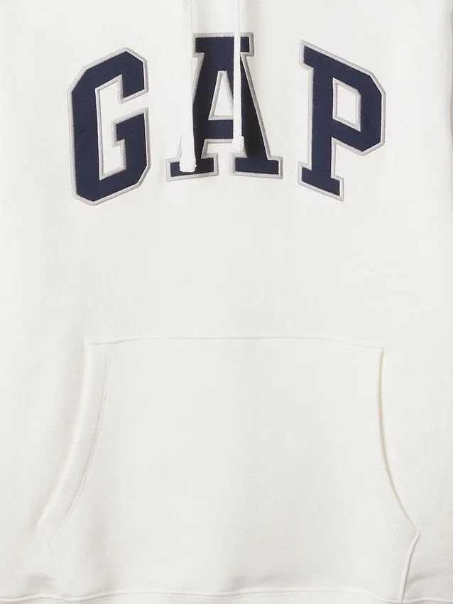 Felpa con cappuccio per adulti Vintagesoft con Arch Logo