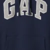 Felpa con cappuccio per adulti Vintagesoft con Arch Logo