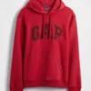 Felpa con cappuccio per adulti Vintagesoft con Arch Logo