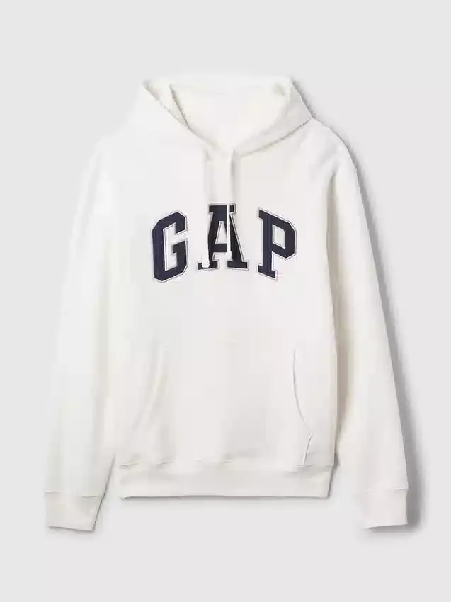 Felpa con cappuccio per adulti Vintagesoft con Arch Logo