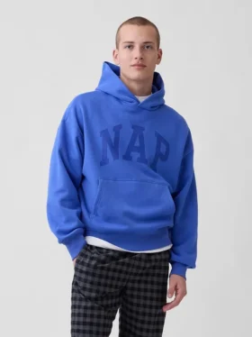 Felpa con cappuccio per adulti Vintagesoft Nap Logo