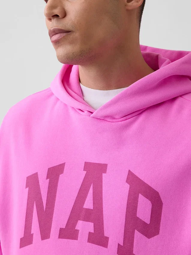 Felpa con cappuccio per adulti Vintagesoft Nap Logo