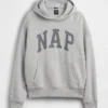 Felpa con cappuccio per adulti Vintagesoft Nap Logo