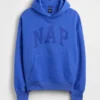 Felpa con cappuccio per adulti Vintagesoft Nap Logo