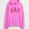 Felpa con cappuccio per adulti Vintagesoft Nap Logo