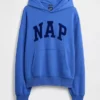 Felpa con cappuccio per adulti Vintagesoft Nap Logo