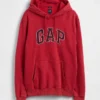 Felpa con cappuccio per adulti Vintagesoft Relaxed Logo