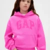 Felpa con cappuccio per bambini con logo Vintagesoft