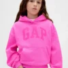 Felpa con cappuccio per bambini con logo Vintagesoft