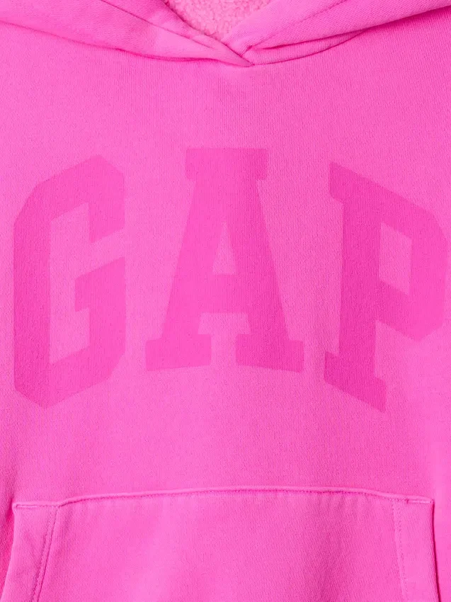 Felpa con cappuccio per bambini con logo Vintagesoft