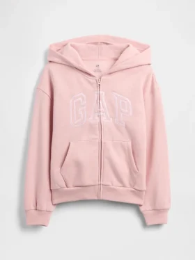 Felpa con cappuccio per bambini Vintagesoft con Arch Logo Gap