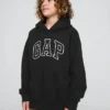 Felpa con cappuccio per bambini Vintagesoft con logo