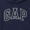 Felpa con cappuccio per bambini Vintagesoft con logo