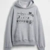 Felpa con cappuccio pesante Jean-Michel Basquiat