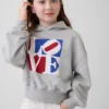 Felpa con cappuccio Robert Indiana Love per bambini