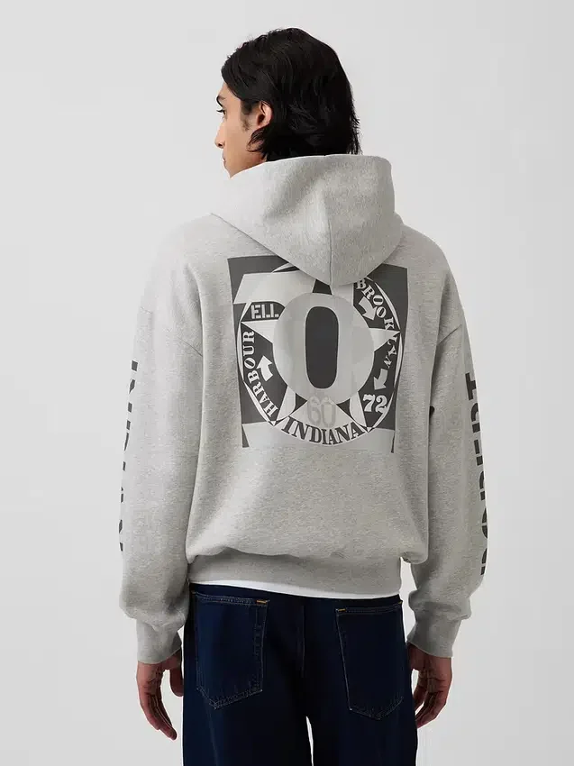 Felpa con cappuccio Robert Indiana Vintagesoft