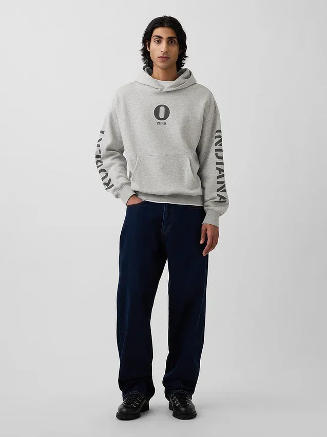 Felpa con cappuccio Robert Indiana Vintagesoft