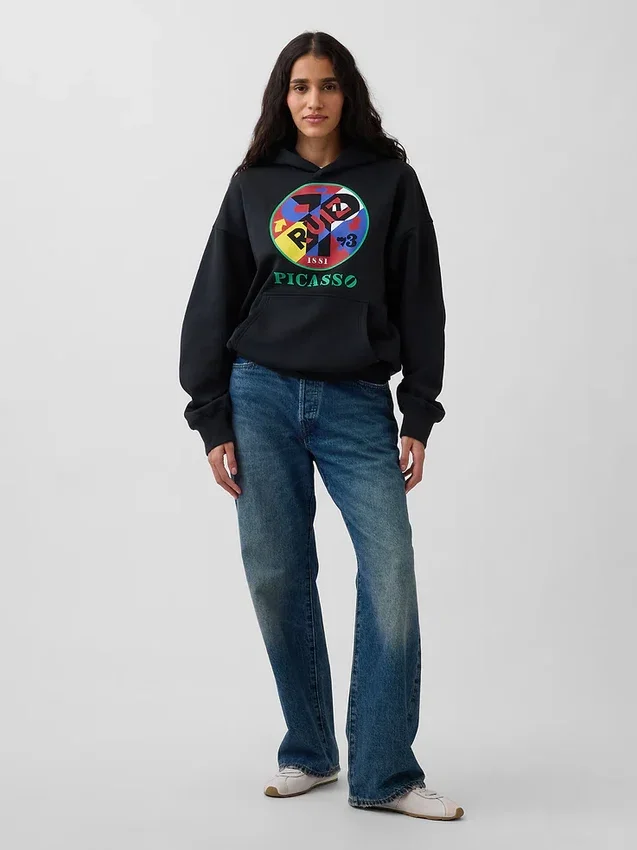 Felpa con cappuccio Robert Indiana Vintagesoft