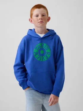 Felpa con cappuccio Robert Indiana Vintagesoft per bambini