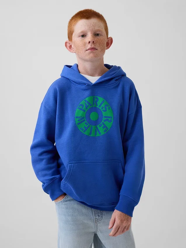 Felpa con cappuccio Robert Indiana Vintagesoft per bambini