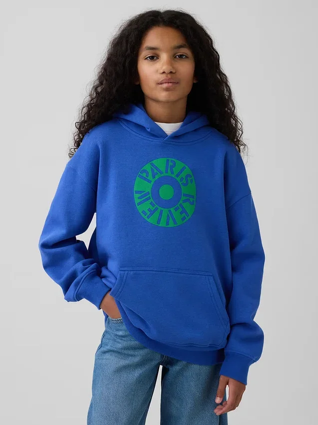 Felpa con cappuccio Robert Indiana Vintagesoft per bambini