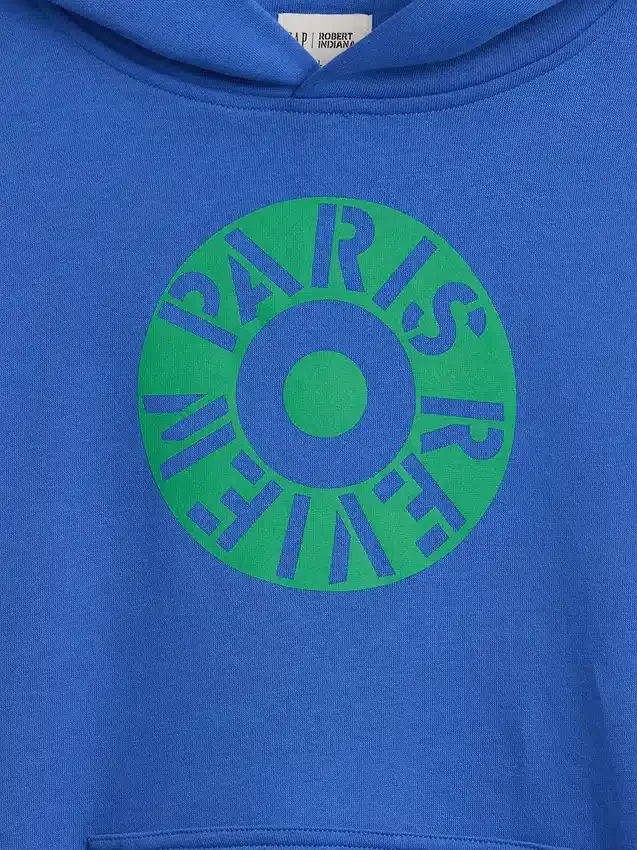 Felpa con cappuccio Robert Indiana Vintagesoft per bambini