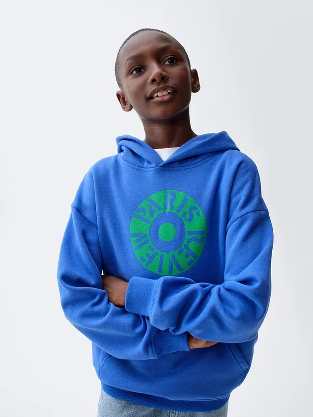 Felpa con cappuccio Robert Indiana Vintagesoft per bambini