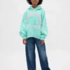 Felpa con cappuccio Vintagesoft con grafica per bambini