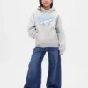 Felpa con cappuccio Vintagesoft con grafica per bambini