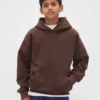 Felpa con cappuccio Vintagesoft dal taglio ampio per bambini