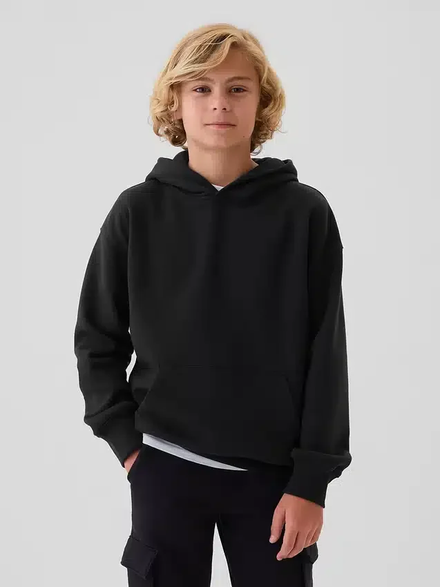 Felpa con cappuccio Vintagesoft dal taglio ampio per bambini