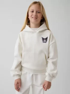 Felpa con cappuccio Vintagesoft dal taglio ampio per bambini